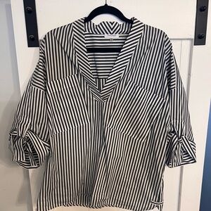 Calvin Klein- XL - Stripped Shirt